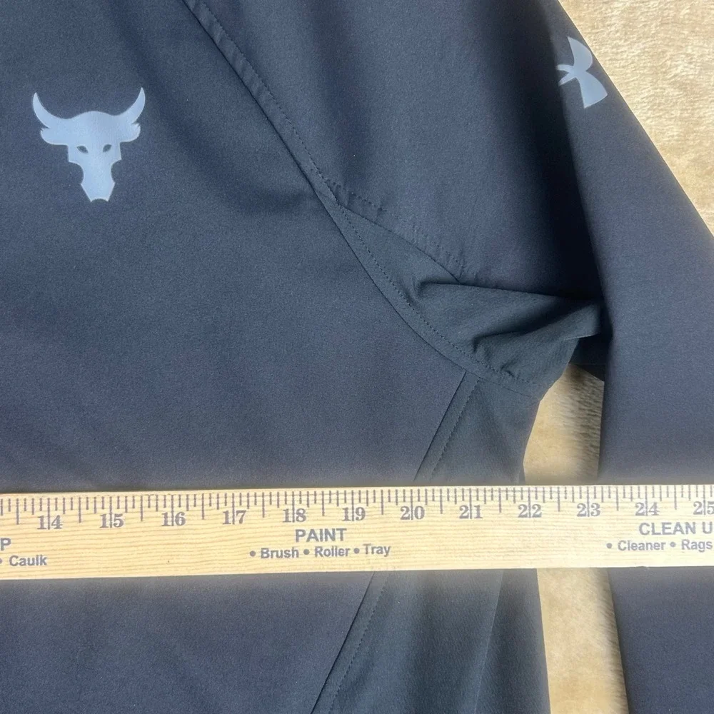 Under Armour Project Rock Mens UA Storm ColdGear Softshell Jacket Black Large